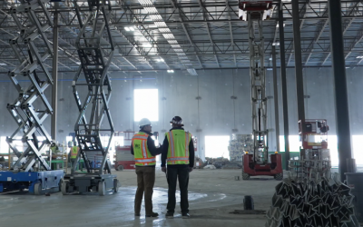 CORE Safety professionals conducting onsite safety assessment at construction project